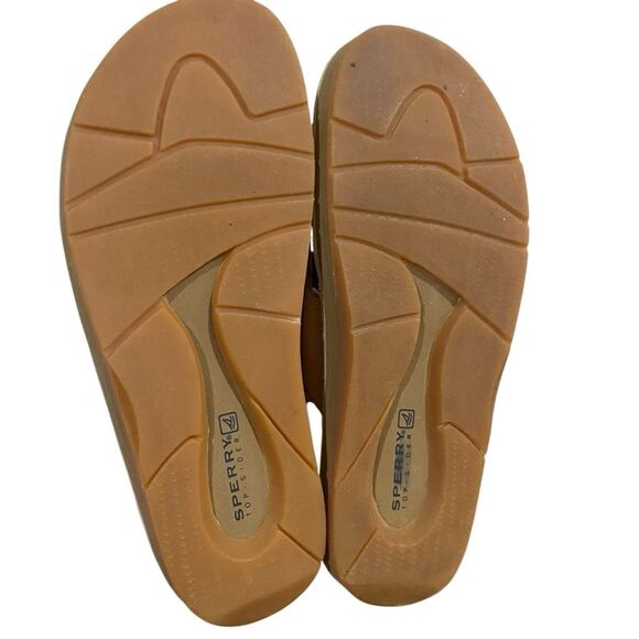 Sperry Top Rider size 10 sandal slider tan flat - Picture 6 of 6